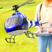 Model Helicopter Flying